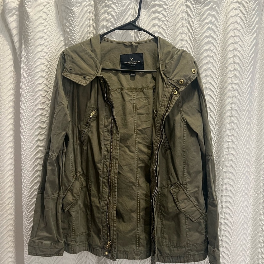 American Eagle Olive Green Jacket